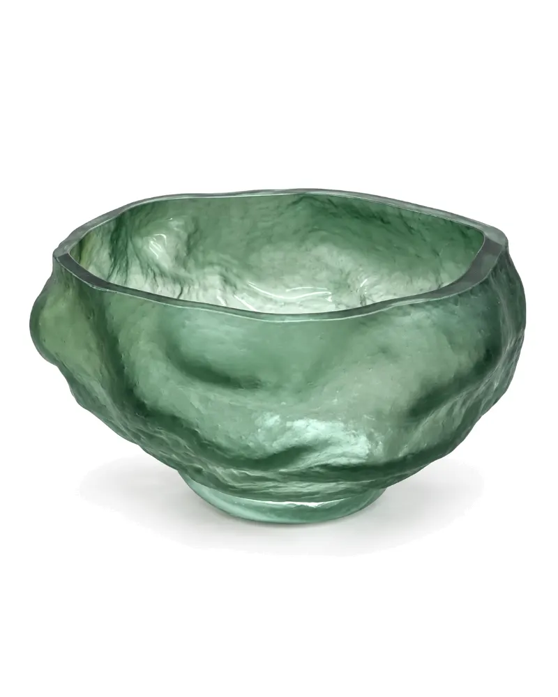Amber Glass Bowl