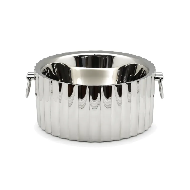 Open Polished Silver Tub
