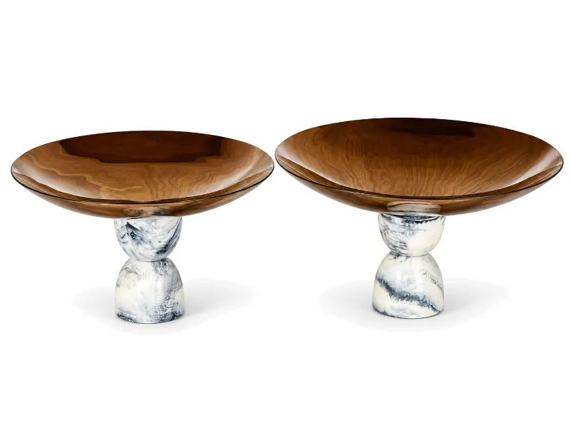 Stainless Steel Bowl With Stand Rose Gold thumbnail 2