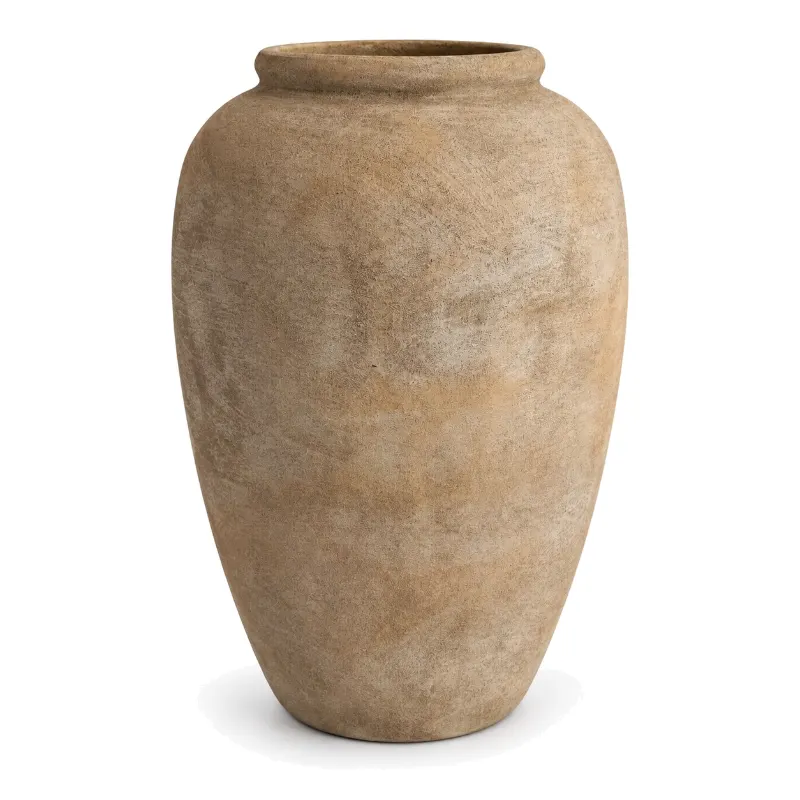 Florence antique gold Long Vase