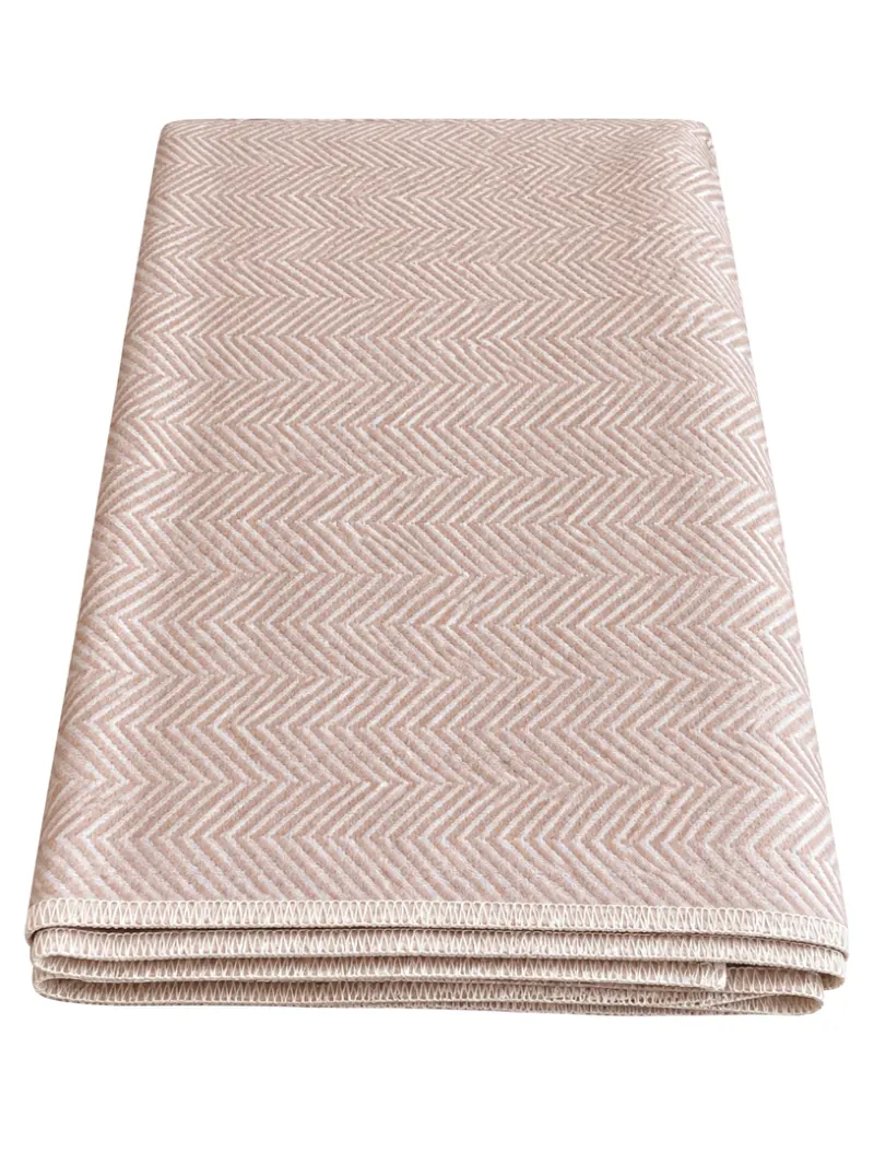 Silvretta Cotton Throw Herringbone thumbnail 2