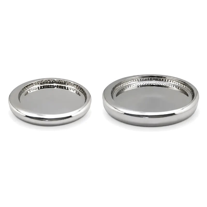 Silver Tray And Bowl Pair