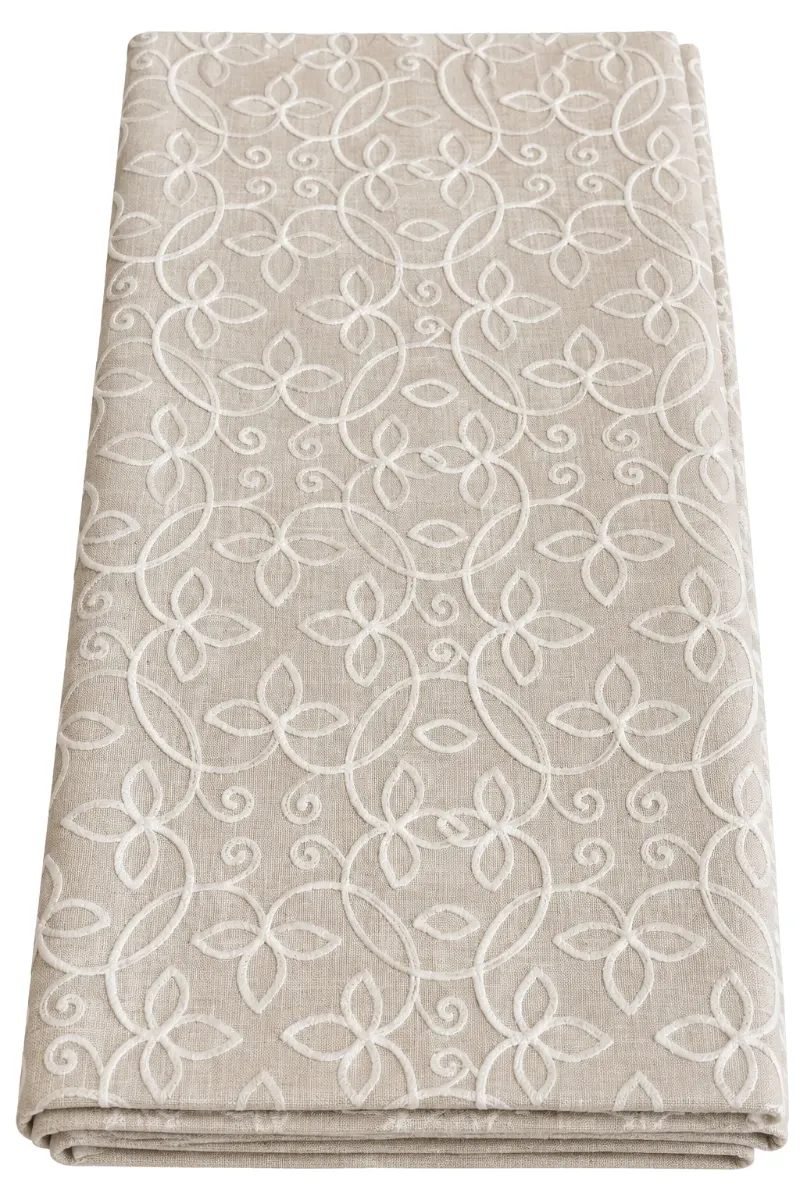 TABLE CLOTH TEXTILE CHIC ECRU