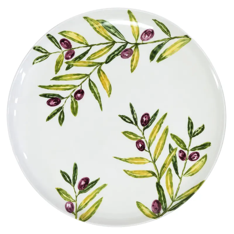 Ivory Bowl With Olive Branches