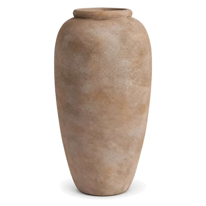 Florence antique gold Long Vase