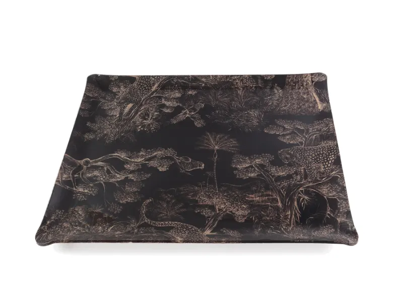Animalia Gold Acrylic Tray
