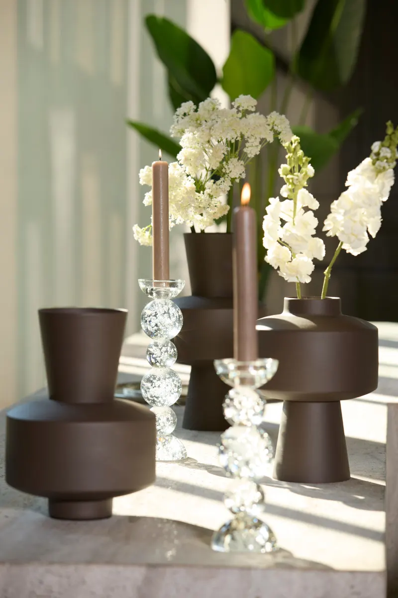 Itinga Bubble Glass Candle Stick