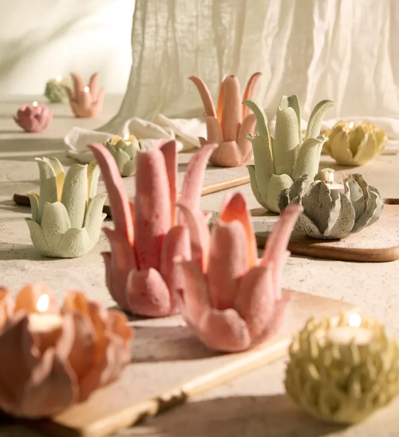 Krena Porcelain Tealight Holder