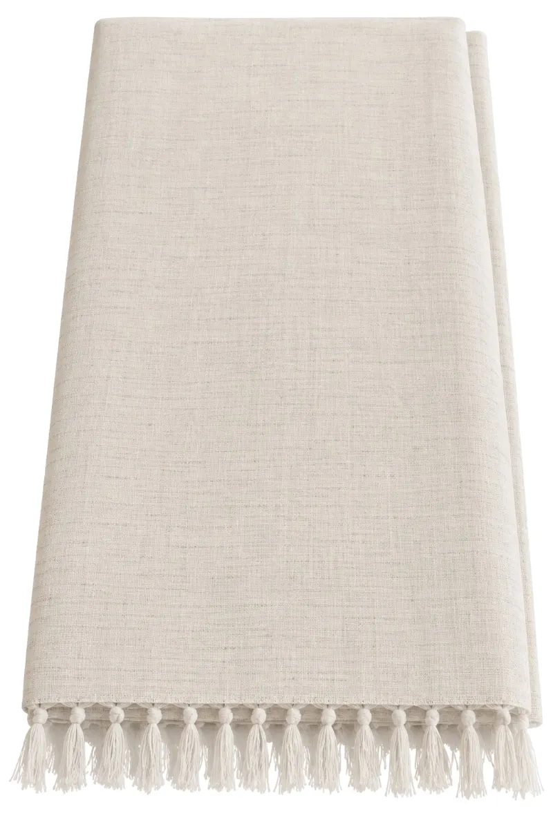 TABLE CLOTH TEXTILE CHAMBRAY ecru
