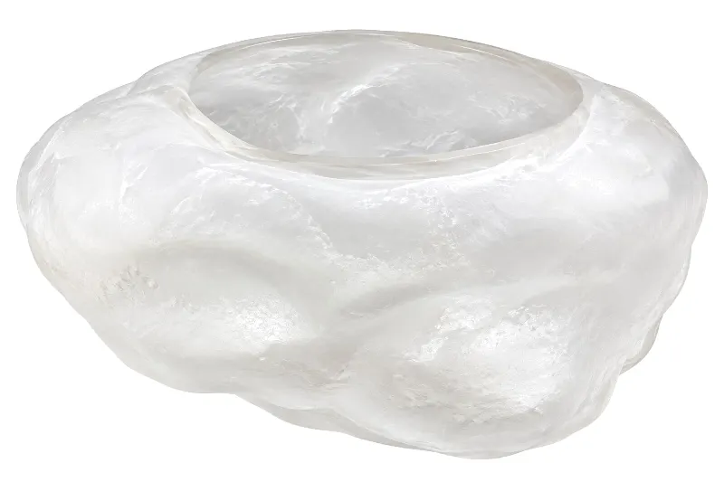 White Glass Vase thumbnail 2