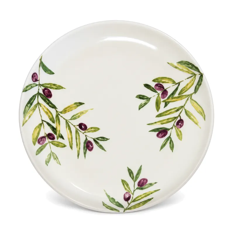 Ivory Bowl With Olive Branches