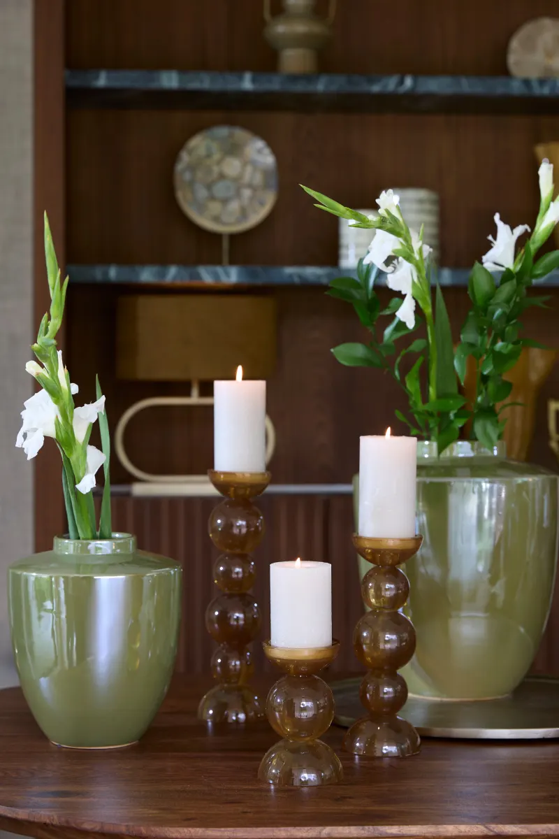 Itinga Glass Candle Stick
