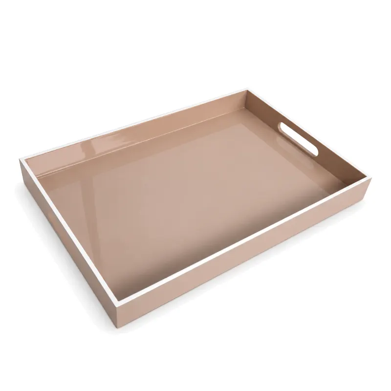 Glossy Peach Tray
