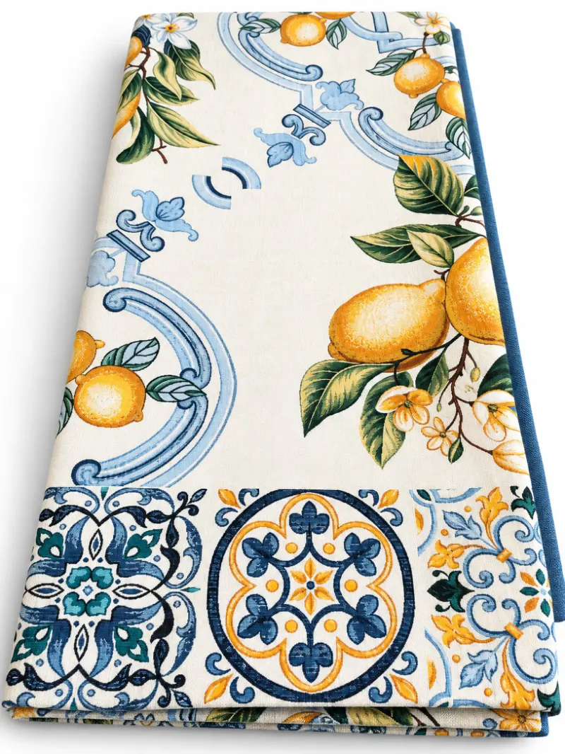 YELLOW AND BLUE VELVET GOBLIN 140*140