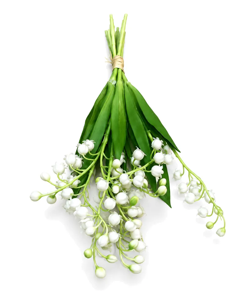 Silk Convallaria White p/4 Bouquet