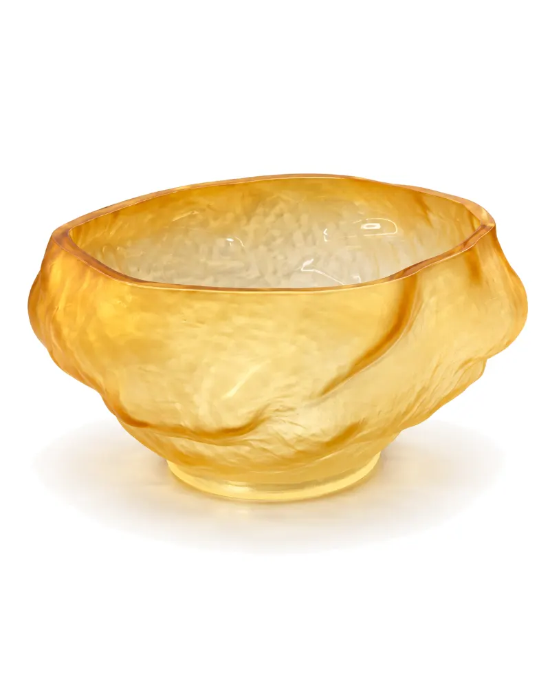 Amber Glass Bowl thumbnail 2