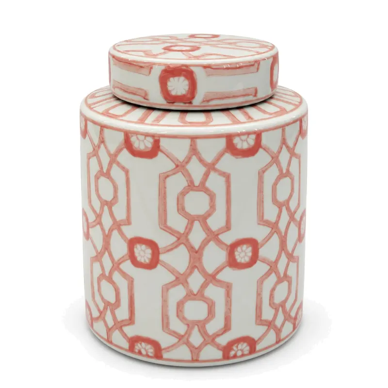 Hailey Pattern Porcelain Jar