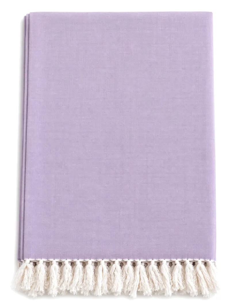 TABLE CLOTH TEXTILE CHAMBRAY LAVANDER