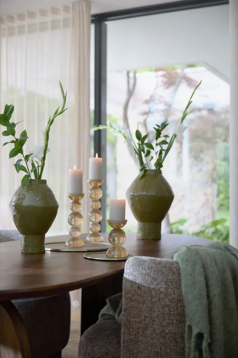 Itinga Glass Candle Stick