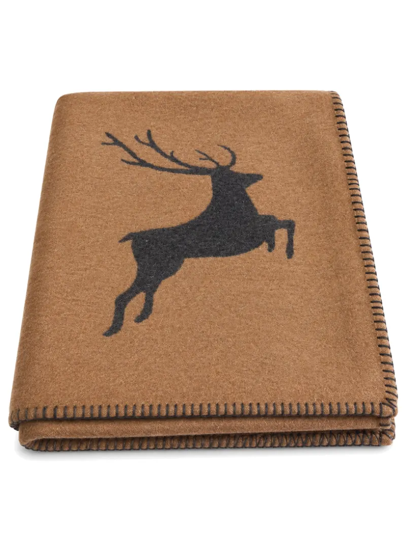 Silhouette Cotton Throw Stag thumbnail 2