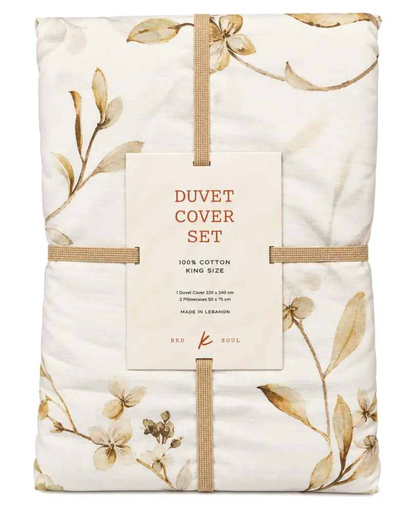 Orange Forest Duvet Cover Set
