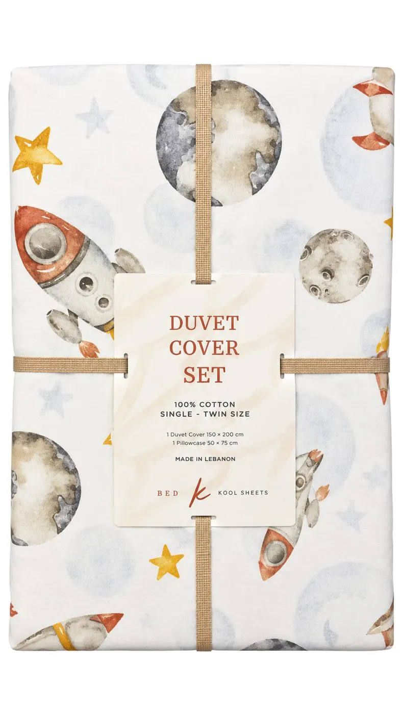 Spaceship Kids Duvet Cover Set