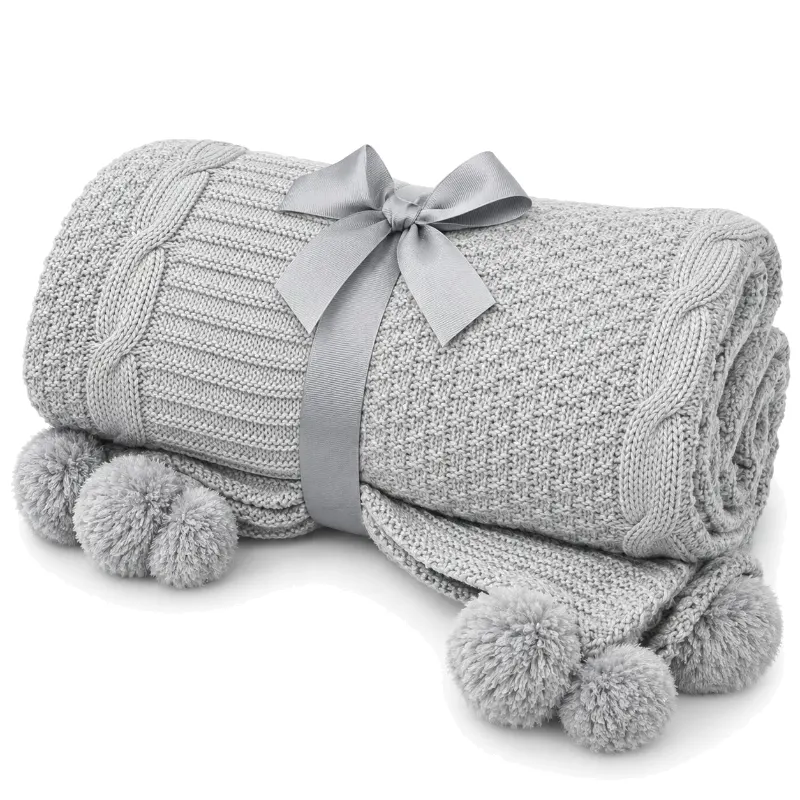 Cable Knit Throw