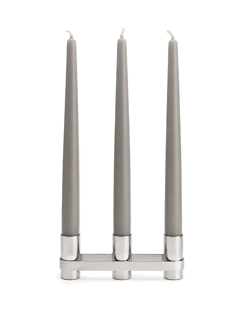 Three-Part Saturn Metal Candle Holder