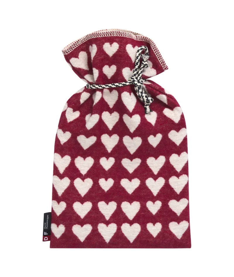 Silvretta Hearts Hot Water Bottle