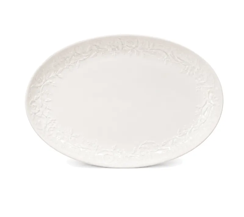 Etoile Bianco Deep Oval Plate