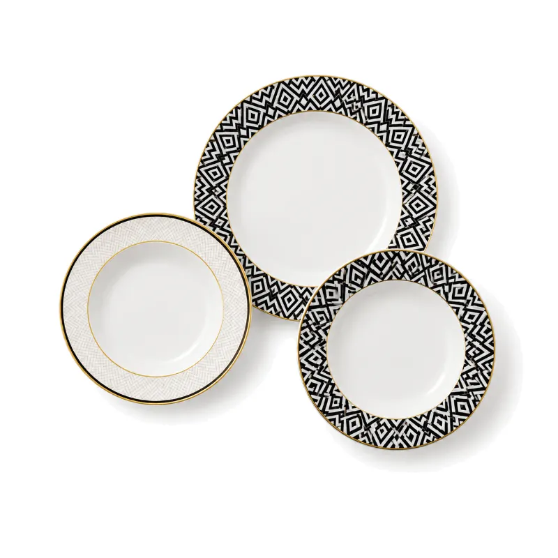 Art Deco Dinner Plate