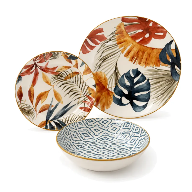 Madison Tropical Rose Dinner Set
