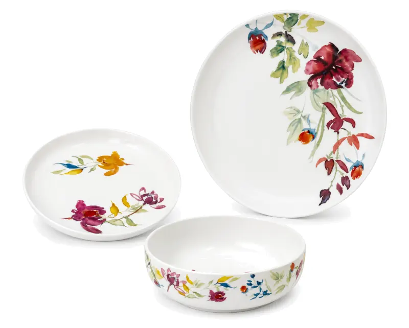 Edge Iris Dinner Set