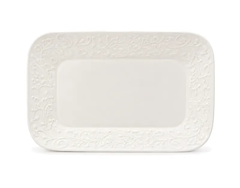Jasmin Bianco Rectangular Plate
