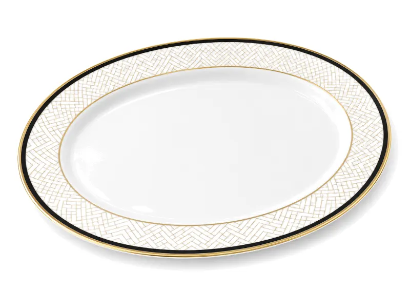 Art Deco Oval Platter