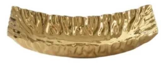 Gold Boat Dish